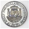 Image 1 : Great Britain, silver Hollandia medallion (ca. 1987), made from silver from the ship.