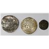 Image 1 : Lot of three Lima, Peru, cobs of Philip II, assayer Diego de la Torre (one 4R, one 2R and one 1/2R).