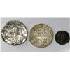Image 2 : Lot of three Lima, Peru, cobs of Philip II, assayer Diego de la Torre (one 4R, one 2R and one 1/2R).