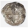 Image 2 : Potosi, Bolivia, cob 8 reales, Philip IV, assayer T with cross-fleury ornaments (ca. 1631).