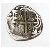Image 2 : Potosi, Bolivia, cob 1 real, Philip III or IV, assayer T, quadrants of cross transposed.