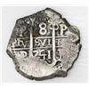 Image 1 : Potosi, Bolivia, cob 8 reales, 1741P.