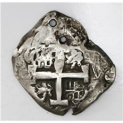 Potosi, Bolivia, cob 8 reales, 1768V-Y, ex-Bir.