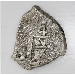 Potosi, Bolivia, cob 4 reales, 1759q.
