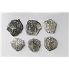 Image 2 : Lot of six Potosi, Bolivia, cob 2 reales: 1729M, 1737E, 1759q, 1771(V)-Y (three).
