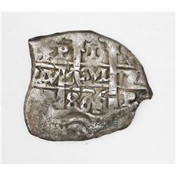 Potosi, Bolivia, cob 1 real, 1686VR, ex-Bir.
