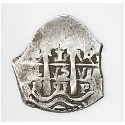 Potosi, Bolivia, cob 1 real, 1691VR.