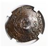 Image 2 : Santo Domingo, Dominican Republic, copper 4 maravedis, Charles-Joanna, mintmark S-P, assayer not vis