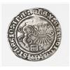 Image 2 : Segovia, Spain, 1 real, Ferdinand-Isabel, assayer P to right of aqueduct mintmark on reverse.