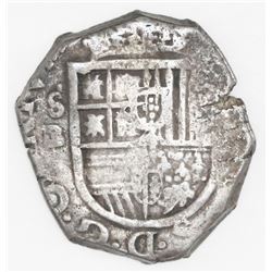 Seville, Spain, cob 4 reales, Philip III, assayer B (1599-1611), OMNIVM.