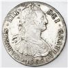 Image 1 : Potosi, Bolivia, bust 8 reales, Charles IV, 1808PJ (struck 1808-13).