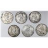 Image 1 : Lot of six Potosi, Bolivia, bust 8 reales, Ferdinand VII, 1809PJ (struck in 1813).
