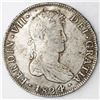 Image 1 : Potosi, Bolivia, bust 8 reales, Ferdinand VII, 1824PJ.