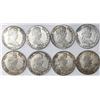 Image 1 : Lot of eight Potosi, Bolivia, bust 8 reales, Ferdinand VII: 1817PJ, 1818PJ, 1819PJ, 1822PJ, 1823PJ, 