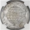 Image 2 : Bahia, Brazil, 960 reis, Joao VI, 1816-B, struck over a Lima, Peru, bust 8 reales, Charles IV, 1807J