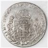 Image 2 : Brazil (Rio mint), 960 reis, Pedro I, 1824-R, struck over a colonial 960 reis of Joao VI over a Span