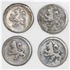 Image 2 : Lot of four Santiago, Chile, 1/4R: 1801 (two), 1802, and 1804.
