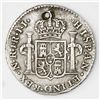 Image 2 : Bogota, Colombia, bust 1 real, Charles IV, 1802JJ.