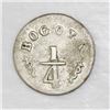 Image 2 : Bogota, Colombia, 1/4 decimo, 1860, caduceus flanking denomination.