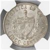 Image 2 : Cuba (struck at the Philadelphia mint), 5 centavos, 1915, NGC MS 65.