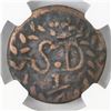 Image 2 : Santo Domingo, Dominican Republic, copper 1/4 real (cuarto), Ferdinand VII, struck ca. 1810-20, NGC 
