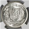 Image 2 : Lot of two Dominican Republic 1/2 pesos, both ex-Rudman: 1947, NGC AU 58; and 1952, PCGS MS 65.