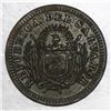 Image 2 : El Salvador, bronze 1/4 real, 1909.