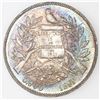 Image 1 : Guatemala, 1 peso, 1897, NGC AU 58.