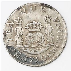 Mexico City, Mexico, pillar 2 reales, Ferdinand VI, 1750M.