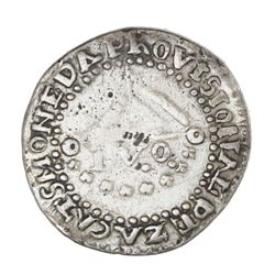 Zacatecas, Mexico, 1 real, Ferdinand VII, 1811-LVO, NGC VF details / harshly cleaned.