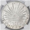 Image 1 : Guanajuato, Mexico, cap-and-rays 8 reales, 1879/8SM, NGC AU 58.