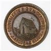 Image 1 : Mexico, copper 2-1/2 centavos hacienda token, 1874, San Jose Kuche.