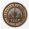 Image 2 : Mexico, copper 2-1/2 centavos hacienda token, 1874, San Jose Kuche.