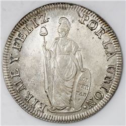 Lima, Peru, 8 reales, 1834MM.