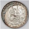 Image 2 : Lima, Peru, 1 sol, 1866/56YB.