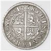 Image 2 : Seville, Spain, milled 2 reales "pistareen," Ferdinand VI, 1758JV.