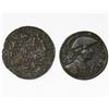 Image 2 : Lot of two Great Britain, small, copper-alloy medals: Admiral Vernon, 1739, Porto Bello; 1781, Admir