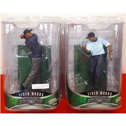 2 TIGER WOODS PRO SHOTS FIGURES IN BOX
