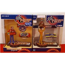 2 IN BOX NASCAR WINNER'S CIRCLE ACTION FIGURES