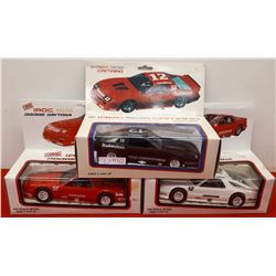 3 COLLECTIBLE IROC RACE CARS IN BOX