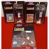 Image 1 : 3 STARTING LINEUP TIMELESS LEGENDS FIGURINES IN BOX