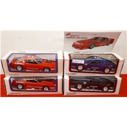 4 IROC RACING RACE CARS IN BOX