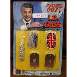 VINTAGE JAMES BOND 007 ID TAGS