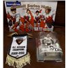 Image 1 : SIGNED 2007 SUMMIT SERIES NIGHT PRINT, 3 BC DIVISION CHAMPIONS 2009-10 MINI BANNERS, & SIDNEY CROSBY