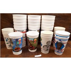 COLLECTION OF PLASTIC SPORT CUPS