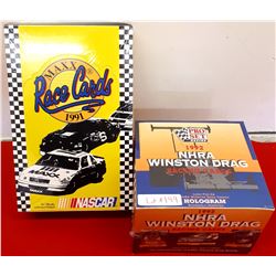 2 BOXES OF RACE CAR CARDS