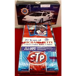 2 BOXES OF TRADING RACE CAR CARDS