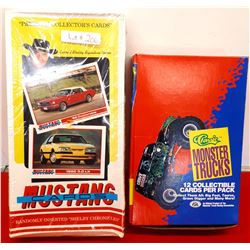 MUSTANCE TRADING CARDS & MONSTER TRUCKS COLLECTIBLE CARDS