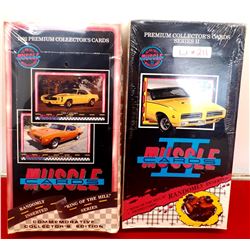 2 BOXES MIUSCLE CAR CARDS