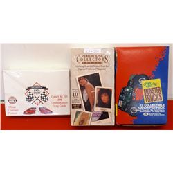 3 COLLECTIBLE TRADING CARDS